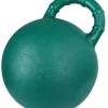 Balle à jouer verte pour chevaux 25 cm - goût pomme