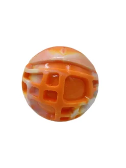 Balle TPR texturée orange pour chien ANKA