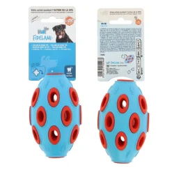 Ballon de rugby à remplir en TPR 12 cm pour chien