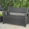 Banc avec coffre de rangement Otter résine gris 227L KETER