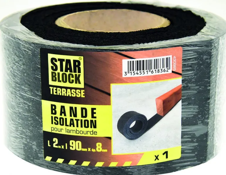 Bande d'isolation de lambourde STARBLOCK