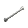 Barre de maintien droite 30 cm inox époxy blanc