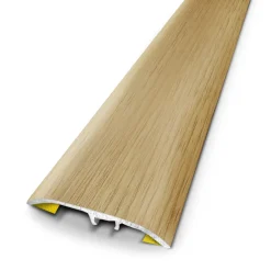 Barre de seuil alu plaxé chêne Amarillo adhésif 3,7x83cm
