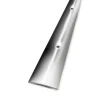 Barre de seuil plat inox brillant à visser 3x166cm