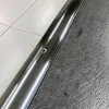Barre de seuil plat inox brillant à visser 4,5x93cm