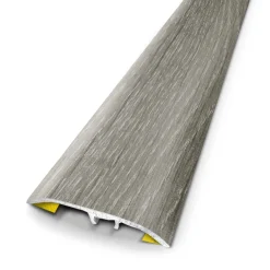 Barre de seuil universel alu plaxé pin gris 3,7x83cm