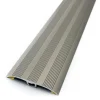 Barre de seuil universel anodisé titium strié 4,7x93cm