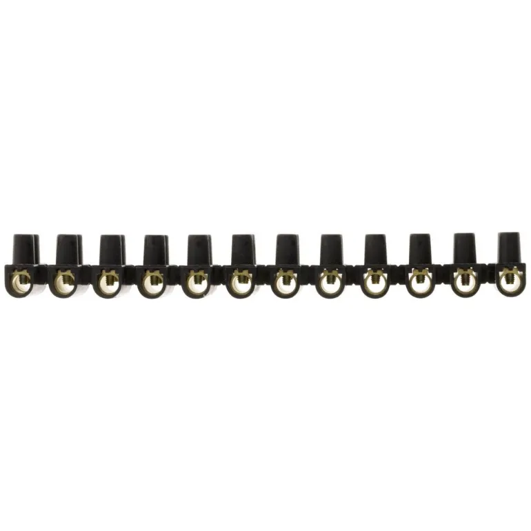 Barrette de connexion 25mm² noir 12 plots ZENITECH