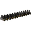 Barrette de connexion 16mm² noir 12 plots ZENITECH