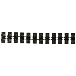 Barrette de connexion 16mm² noir 12 plots ZENITECH