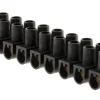 Barrettes 10mm² noir 12 plots