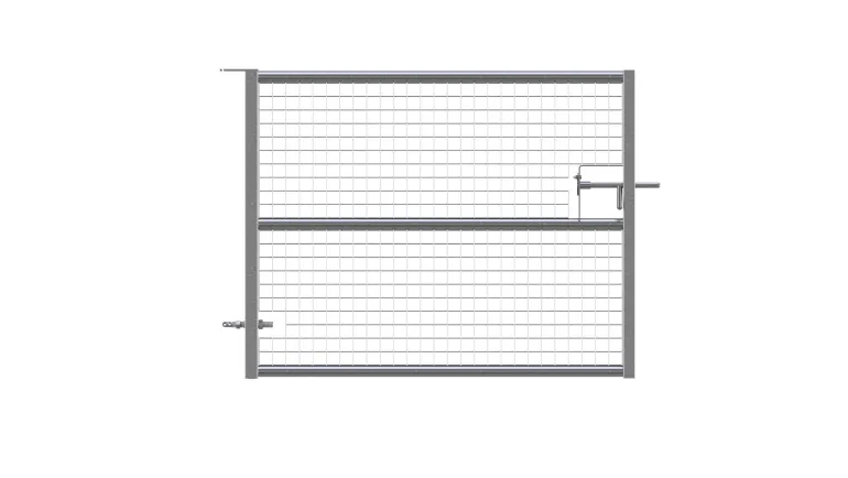 Barrière grillagée 1,50 m
