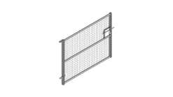 Barrière grillagée 1,50 m