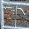 Barrière herbage galva 6 m