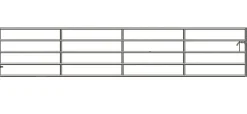 Barrière herbage galva 6 m