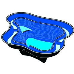 Bassin Calmus S III noir 350 L