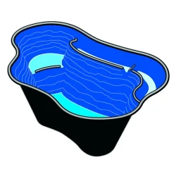 Bassin Calmus S II noir 220 L