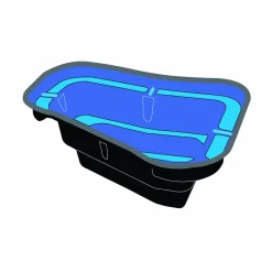 Bassin Start 250 noir 250 L