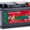 Batterie AGM Premium 12V 88Ah prête à l'emploi AKO