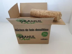 Bûche de bois densifiée (x9) 15 kg