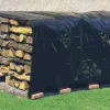 Bâche de protection noire 8 x 6 m