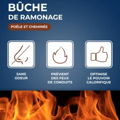 Bûche de ramonage 1,1kg STARWAX