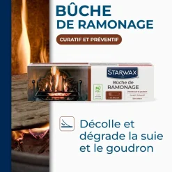 Bûche de ramonage 1,1kg STARWAX