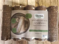 Bûches de bois densifiées sous film (x5) ASWOOD