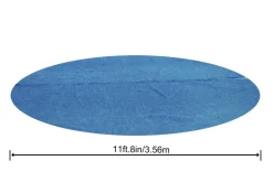 Bâche solaire Ø356 cm piscine hors sol ronde Ø366 cm BESTWAY