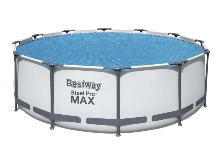 Bâche solaire Ø356 cm piscine hors sol ronde Ø366 cm BESTWAY