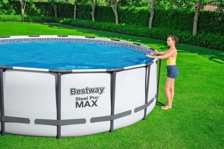 Bâche solaire Ø417 cm piscine hors sol ronde Ø427 à 457cm