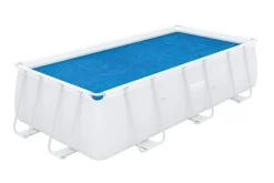 Bâche solaire 380x180cm pour piscine rectangulaire BESTWAY