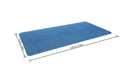 Bâche solaire 380x180cm pour piscine rectangulaire BESTWAY