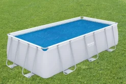 Bâche solaire 380x180cm pour piscine rectangulaire BESTWAY