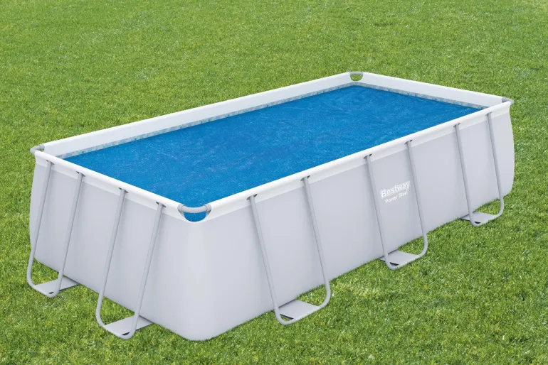 Bâche solaire 380x180cm pour piscine rectangulaire BESTWAY