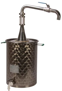 Bidon à huile décanteur 50 L avec robinet - TOM PRESS