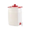 Bidon de fermentation blanc 25L avec robinet