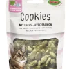 Biscuit à l'herbe à chat saumon 50g BUBIMEX