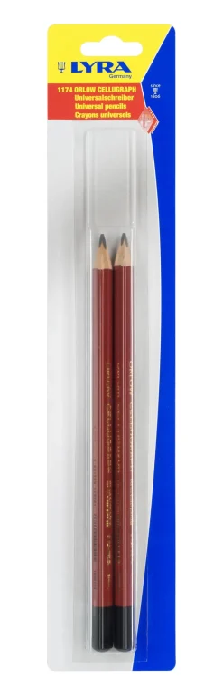 Blister 2 Crayons LYRA ORLOW Cellugraph 240mm