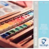 Bloc papier pour aquarelle 12 feuilles taille 24 x 32 cm