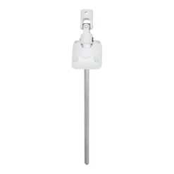 Bloc guide genouillère 6 pans de 7 acier et plastique blanc