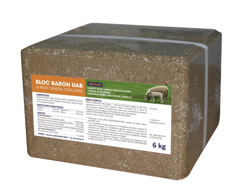 Bloc à lécher Baron UAB 6 kg