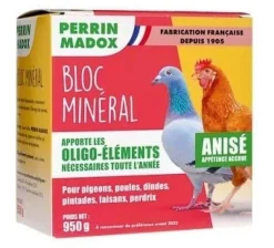 Bloc minéral anisé à picorer 950g