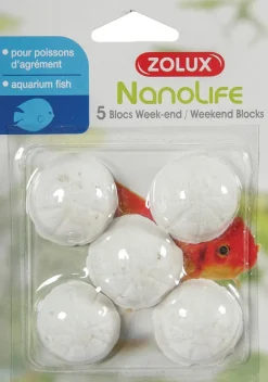 Bloc nutritif pour poissons spécial week-end (x5)
