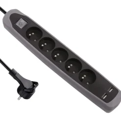 Bloc 5 prises 2 prises USB