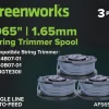Bobine de rechange Ø1,6mm coupe-bordures (x3) GREENWORKS