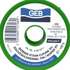 Bobine étain/cuivre 100G GEB