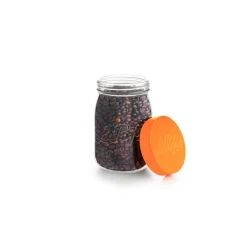 Bocal de stockage à vis couvercle orange 1L LE PARFAIT