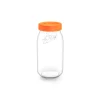 Bocal de stockage à vis couvercle orange 2L LE PARFAIT
