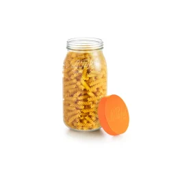 Bocal de stockage à vis couvercle orange 2L LE PARFAIT